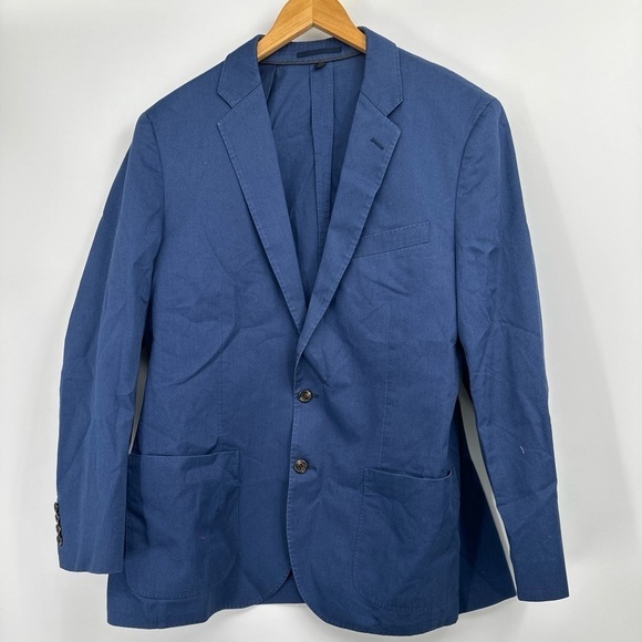 J. Crew Ludlow Larusmiani Suit Jacket - Navy Blue 42 R